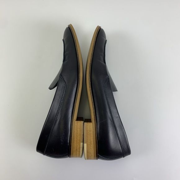 Everlane Modern Loafer Navy Italian Leather Slip On Flats Pointed Toe Womens 9 - Picture 9 of 12